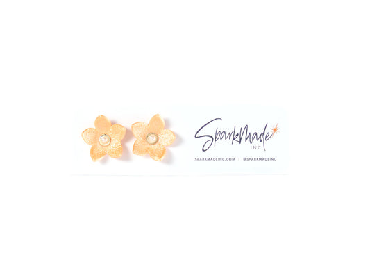 Kaia Stud Earrings Yellow