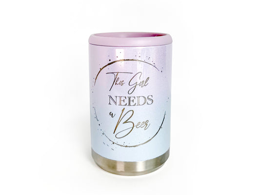 Laser Engraved Standard 12oz Can Cooler