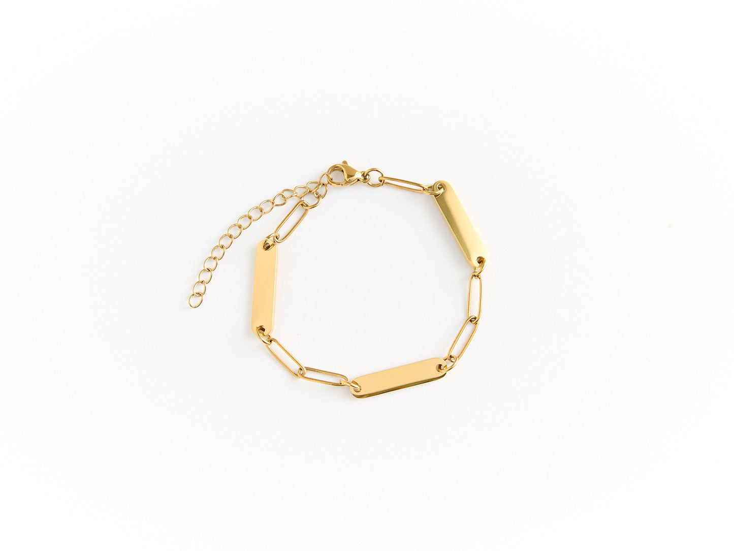 Personalized Mini Bar Paperclip Bracelet