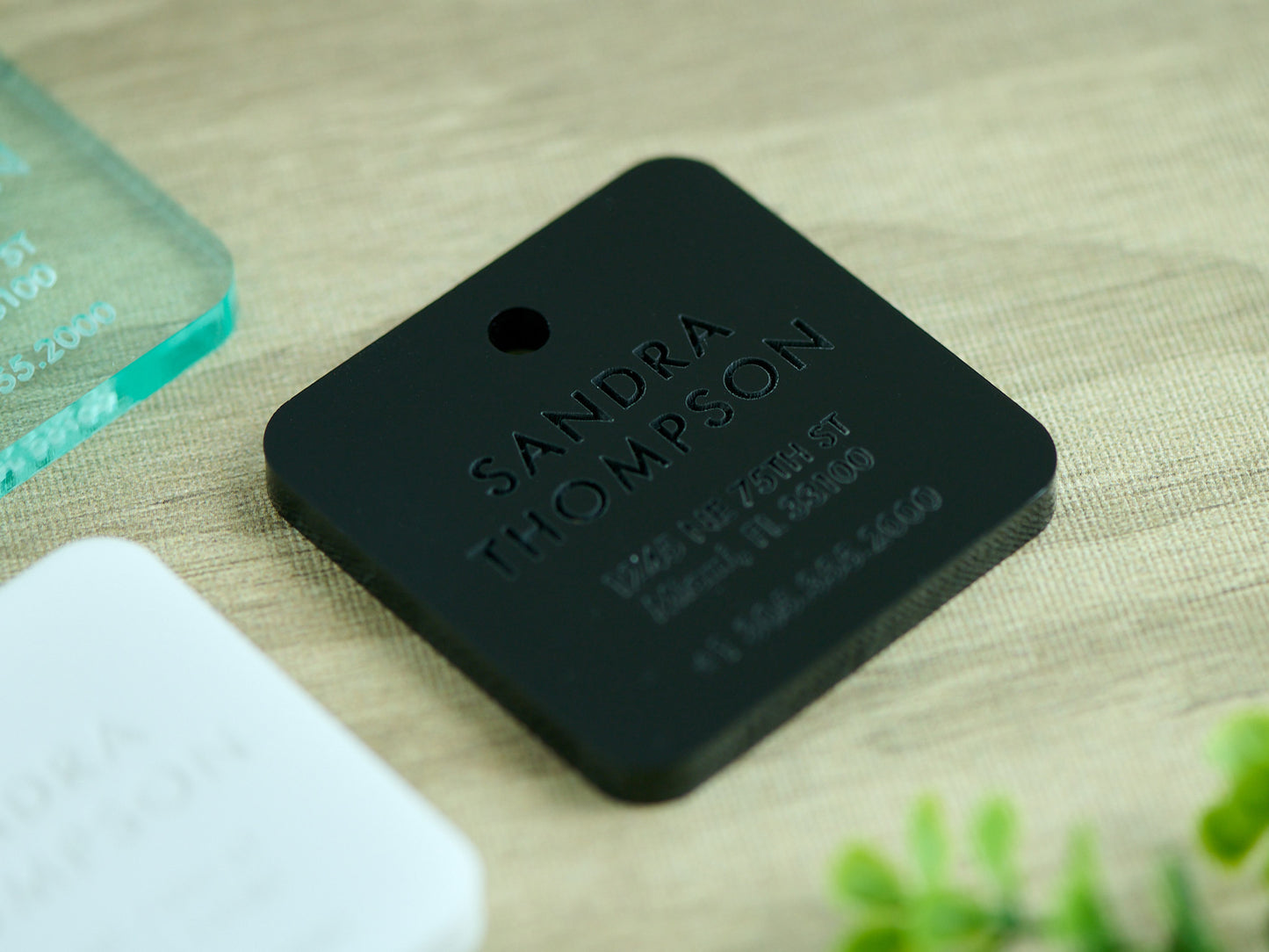 Personalized Acrylic Luggage Tag