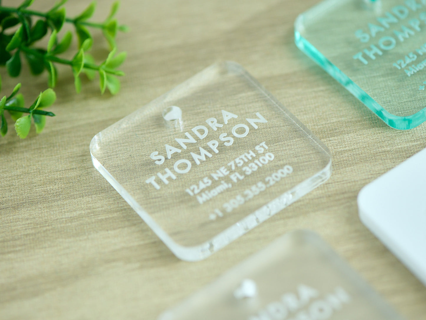 Personalized Acrylic Luggage Tag