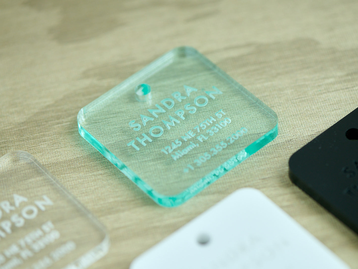 Personalized Acrylic Luggage Tag