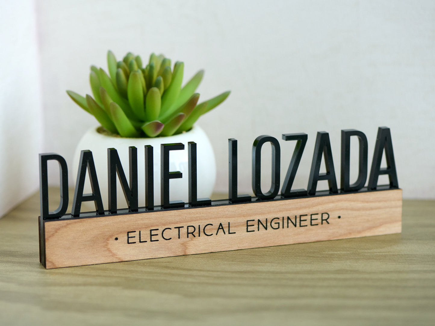 Personalized Desk/Shelf Nameplate