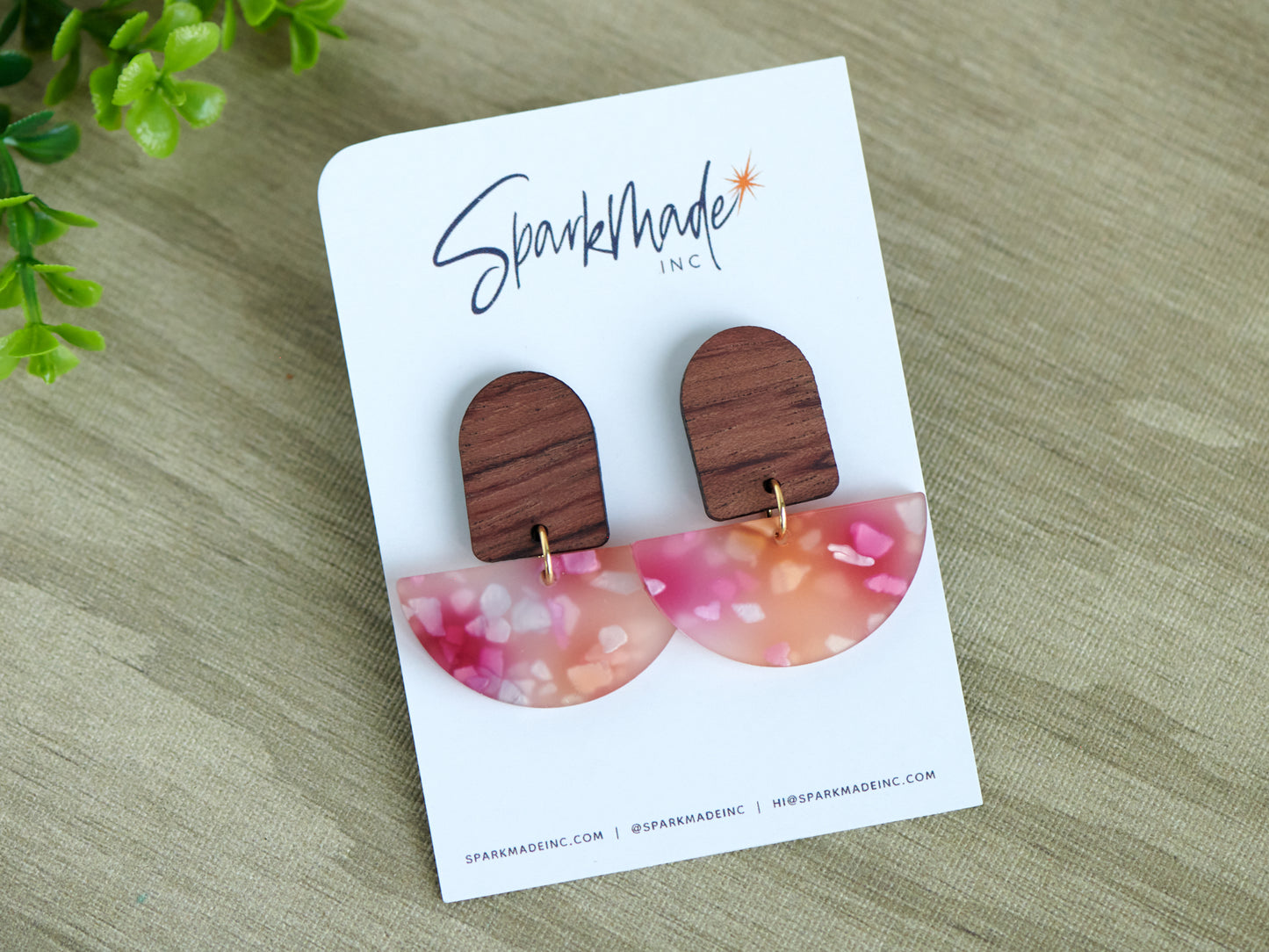 Pink Potpourri Earrings