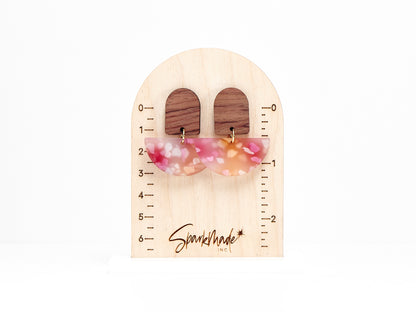 Pink Potpourri Earrings