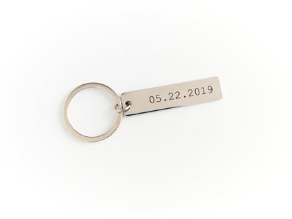 Personalized Stainless Steel Keychain
