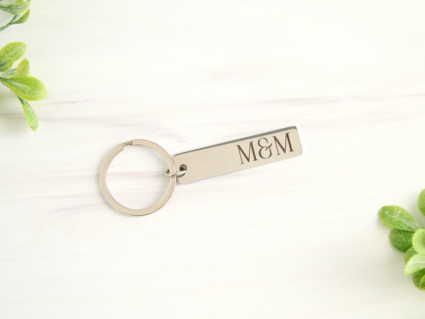Personalized Stainless Steel Keychain