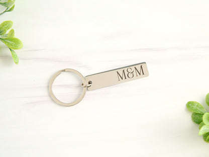Personalized Stainless Steel Keychain