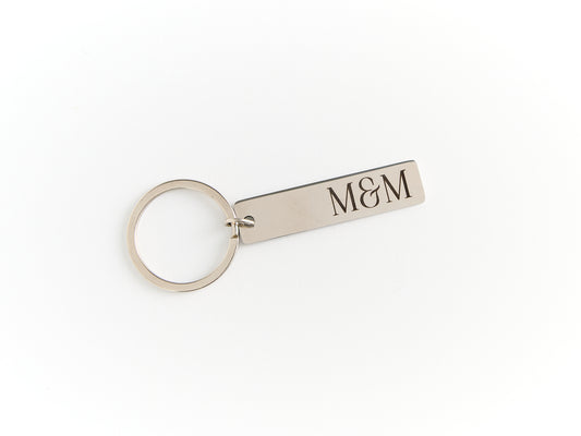 Personalized Stainless Steel Keychain