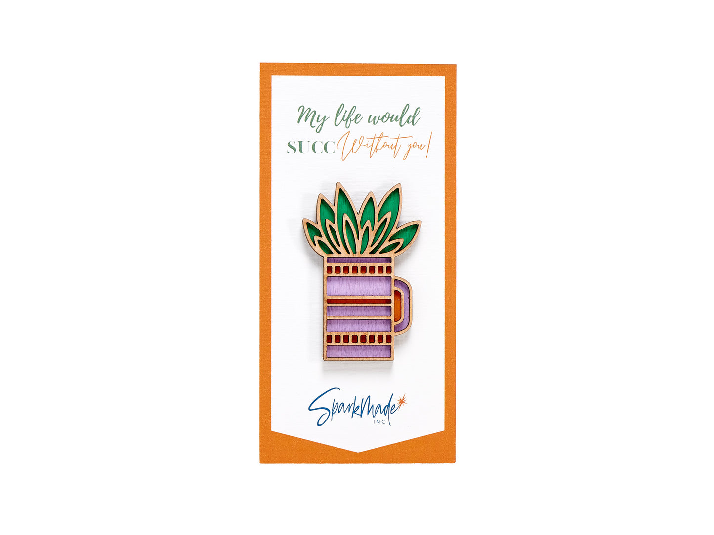 Succulent Hand Painted Magnets - 9 Different Designs!
