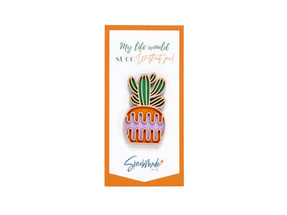 Succulent Hand Painted Magnets - 9 Different Designs!