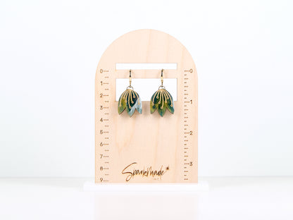 Tulip Earrings Blue