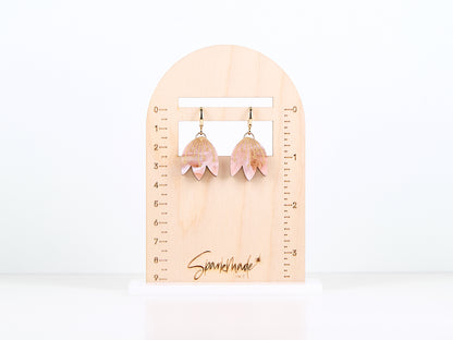 Tulip Earrings Pink