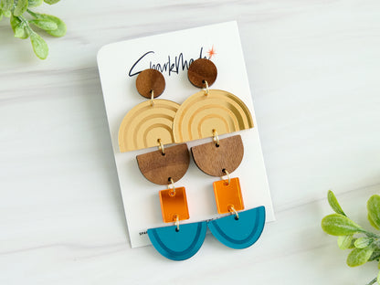 Tumi Peru Inspired Dangle Earrings