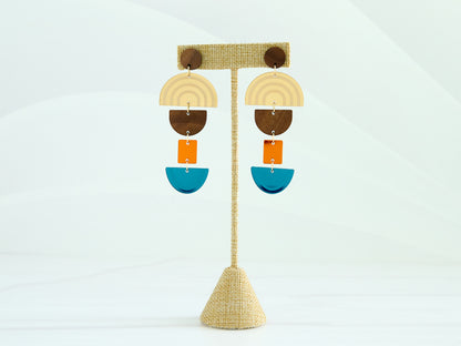 Tumi Peru Inspired Dangle Earrings