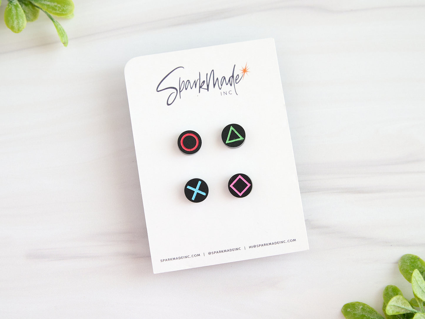 Video Game Stud Earrings