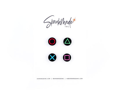 Video Game Stud Earrings