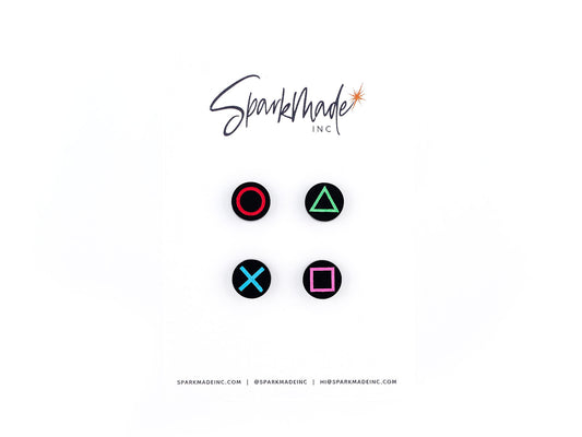 Video Game Stud Earrings