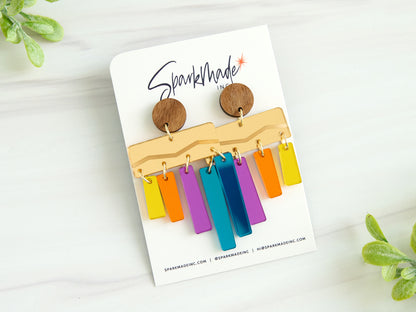 Zampona Peru Inspired Dangle Earrings