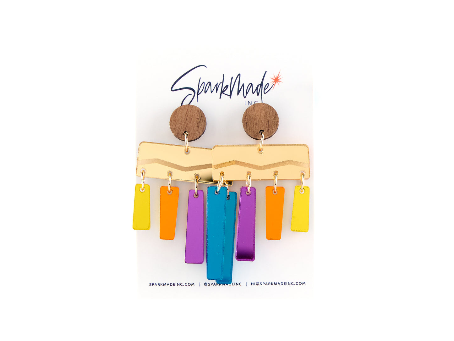 Zampona Peru Inspired Dangle Earrings